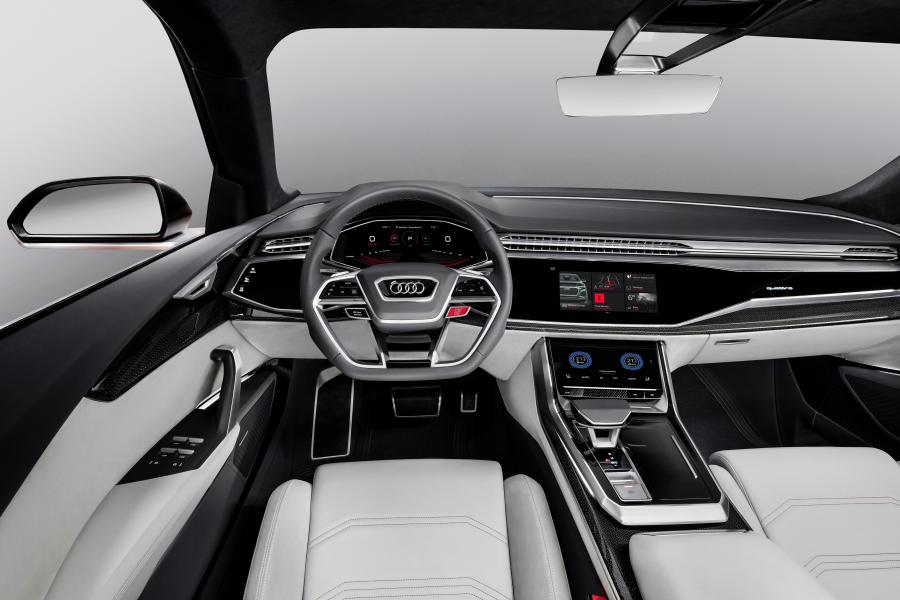 Торпедо Audi Q8 Sport Concept 2017 года  (фото 14 из 33)